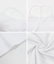【OUT BRA】小性感T字造型帶罩背心