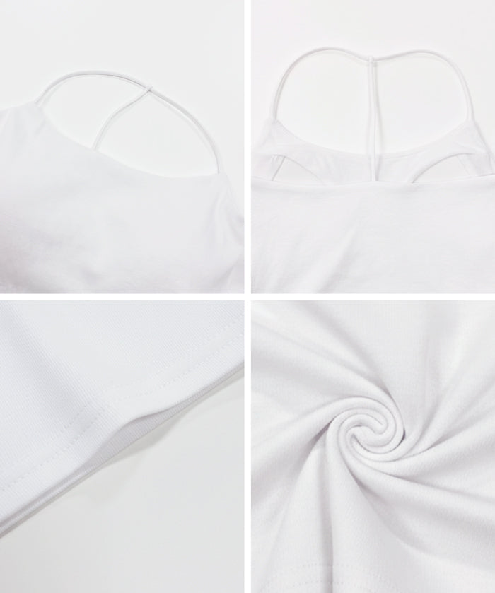 【OUT BRA】小性感T字造型帶罩背心