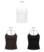【OUT BRA】小性感T字造型帶罩背心