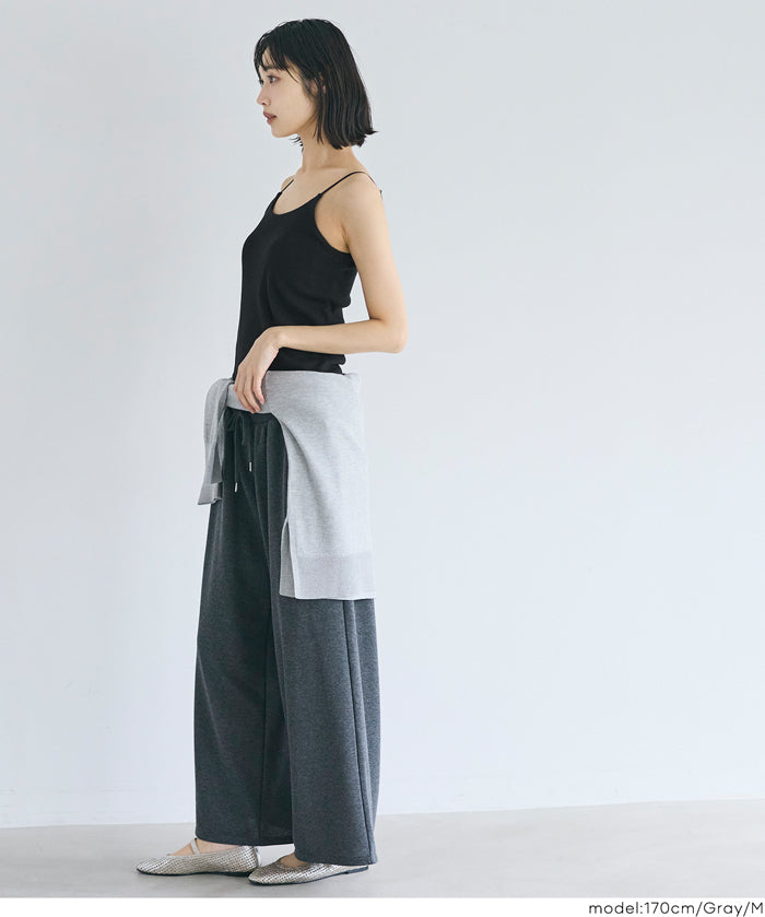 【OUT BRA】細肩帶U領帶罩背心