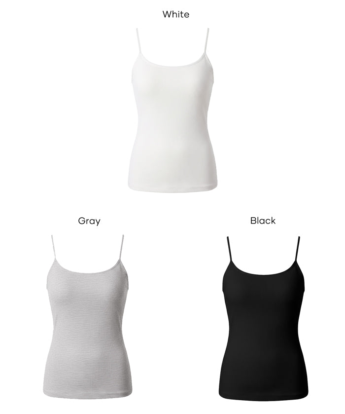 【OUT BRA】細肩帶U領帶罩背心