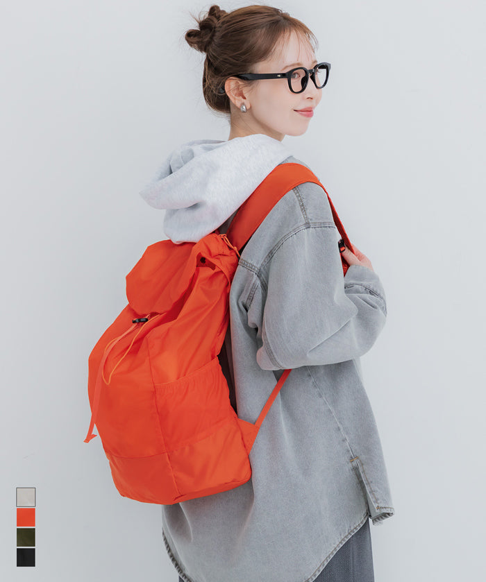 尼龍可折疊輕量口袋後背包