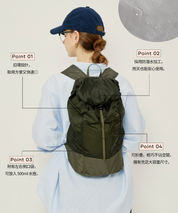 尼龍可折疊輕量口袋後背包