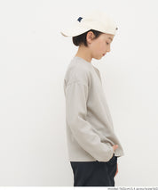 【壓紋機能】童裝刺繡LOGO長袖上衣