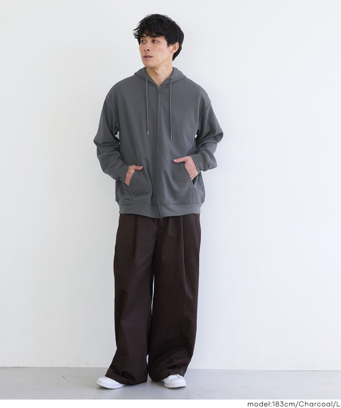 男裝【壓紋機能】休閒連帽外套