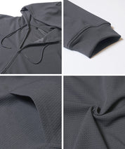 男裝【壓紋機能】休閒連帽外套