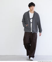 男裝【壓紋機能】休閒連帽外套