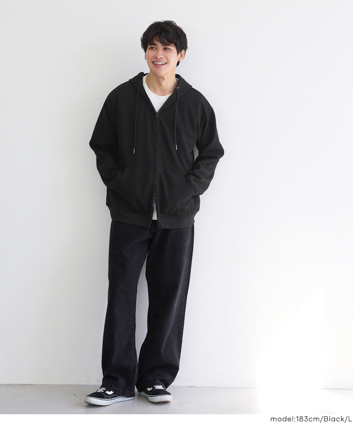 男裝【壓紋機能】休閒連帽外套