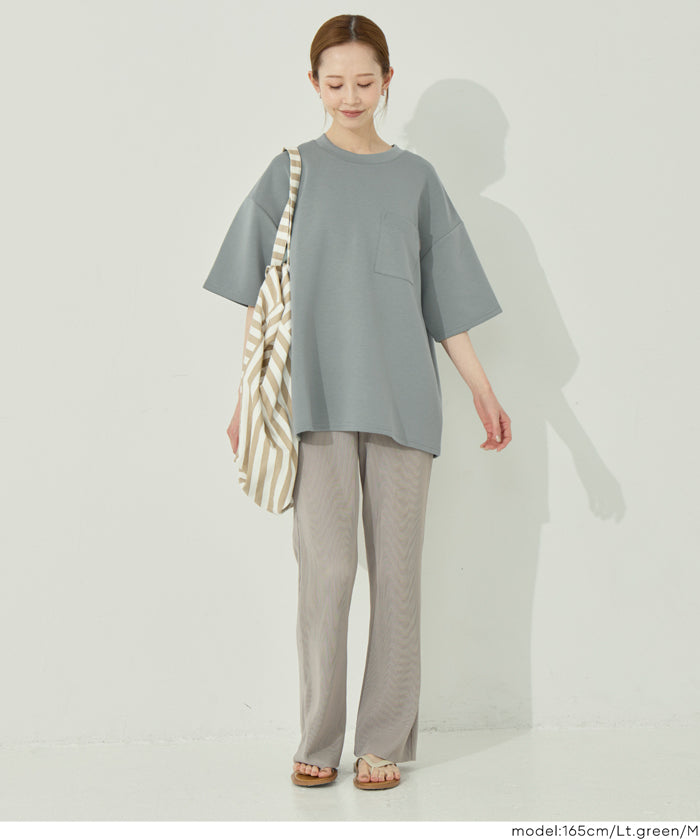 男裝【柔軟太空棉】胸前口袋短袖T恤 男女通用