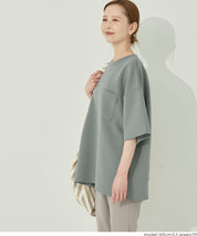 男裝【柔軟太空棉】胸前口袋短袖T恤 男女通用