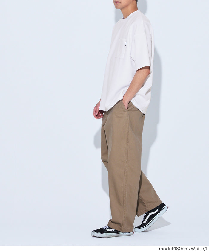 男裝【柔軟太空棉】胸前口袋短袖T恤 男女通用