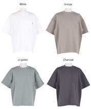 男裝【柔軟太空棉】胸前口袋短袖T恤 男女通用