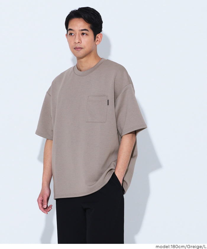 男裝【柔軟太空棉】胸前口袋短袖T恤 男女通用