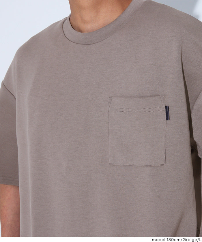 男裝【柔軟太空棉】胸前口袋短袖T恤 男女通用