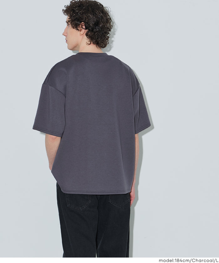 男裝【柔軟太空棉】胸前口袋短袖T恤 男女通用