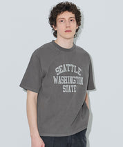 男裝刷舊感LOGO短袖T恤