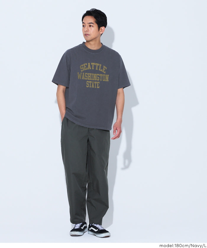 男裝刷舊感LOGO短袖T恤