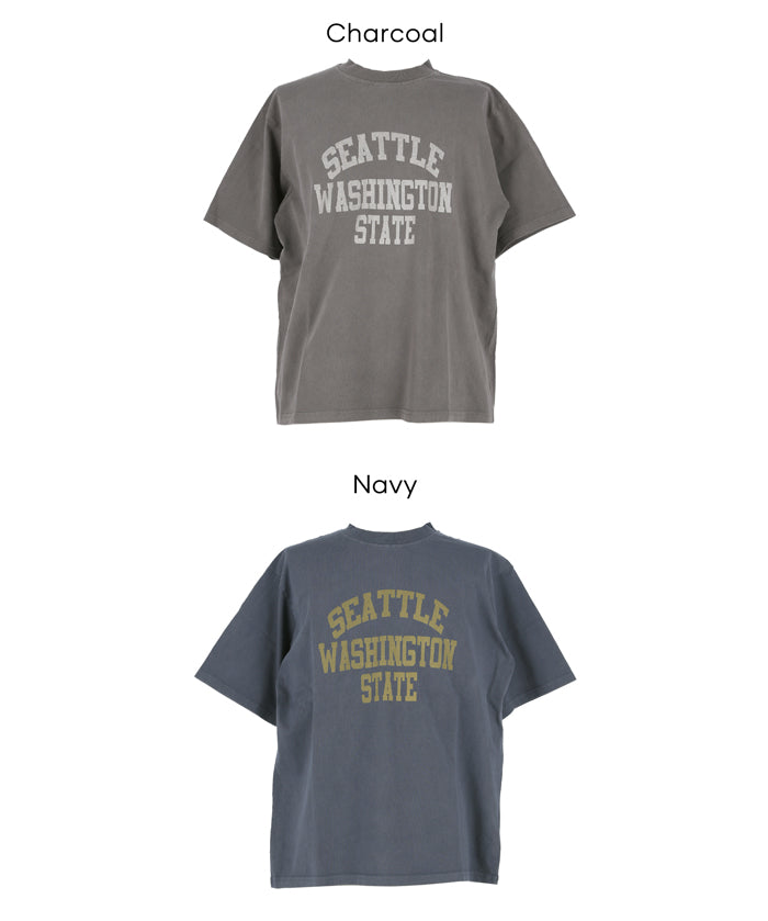 男裝刷舊感LOGO短袖T恤