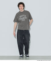 男裝刷舊感LOGO短袖T恤