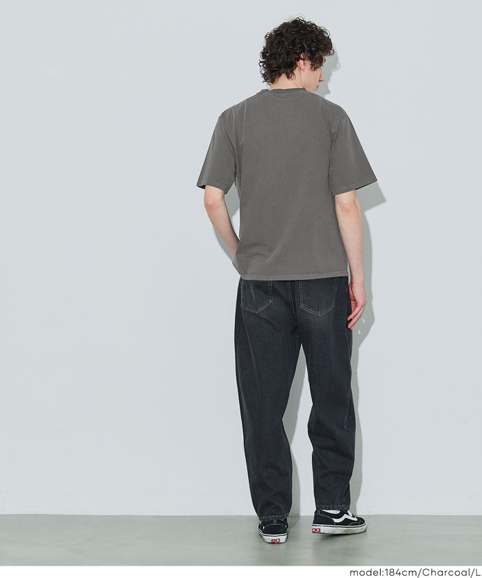 男裝刷舊感LOGO短袖T恤