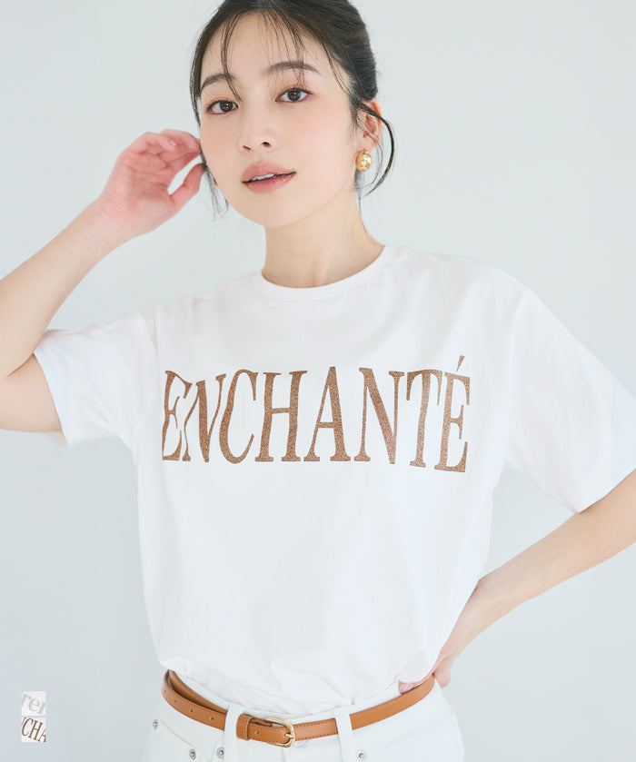 細閃LOGO短袖上衣