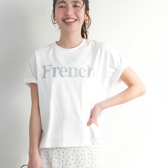 細閃LOGO短袖上衣