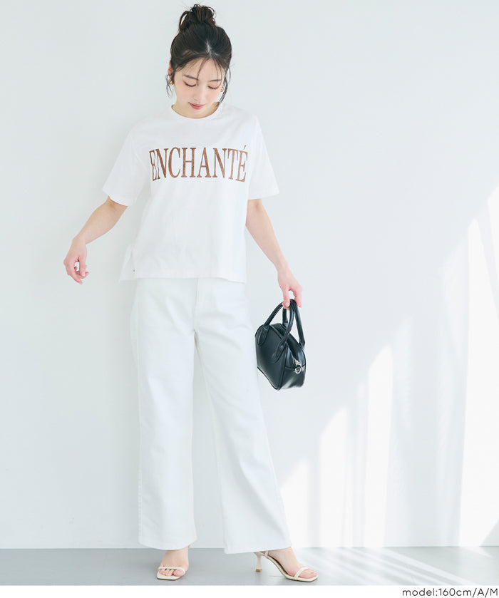 細閃LOGO短袖上衣