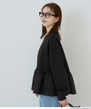 【柔軟太空棉】日系薄紗雙層拼接長袖娃娃衣