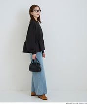 【柔軟太空棉】日系薄紗雙層拼接長袖娃娃衣