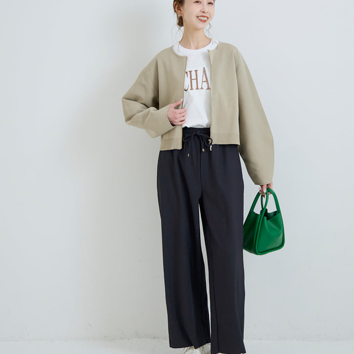 彈性螺紋休閒褲