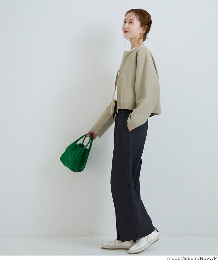 彈性螺紋休閒褲