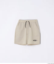 童裝【壓紋機能】刺繡LOGO短褲