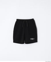 童裝【壓紋機能】刺繡LOGO短褲