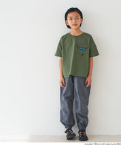 童裝胸前口袋造型短袖t恤