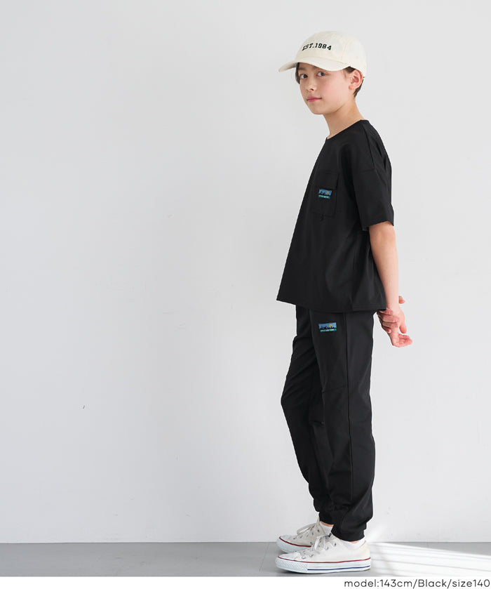 童裝胸前口袋造型短袖t恤