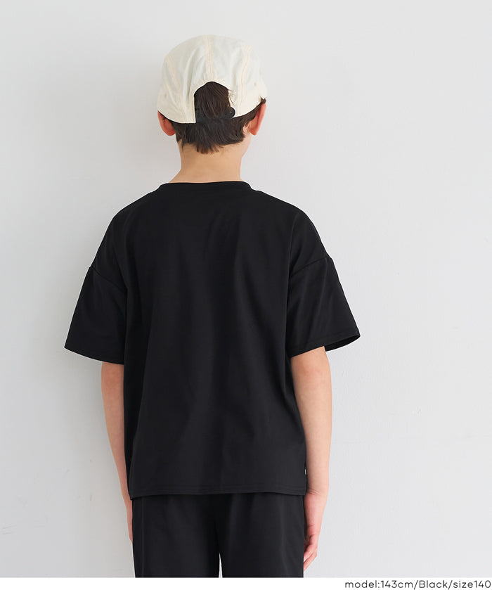 童裝胸前口袋造型短袖t恤