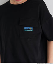 童裝胸前口袋造型短袖t恤