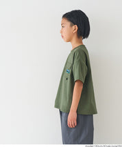 童裝胸前口袋造型短袖t恤