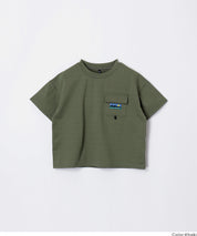 童裝胸前口袋造型短袖t恤