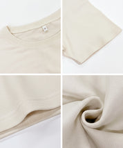 棉質日系短版衛衣