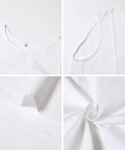 圓弧剪裁百搭無袖上衣 背心