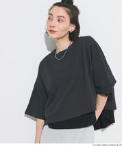 圓弧剪裁百搭無袖上衣 背心