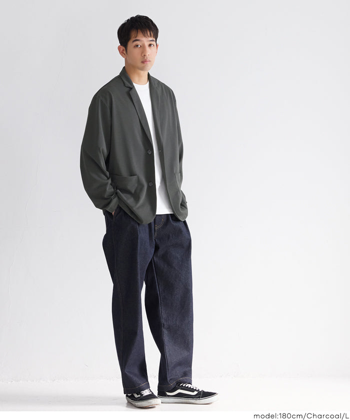 男裝春夏彈性面料西裝外套