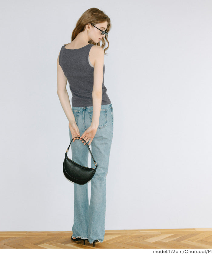 【OUT BRA】假兩件設計背心 (Layered Bra Top)
