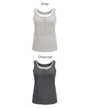 【OUT BRA】假兩件設計背心 (Layered Bra Top)