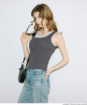 【OUT BRA】假兩件設計背心 (Layered Bra Top)