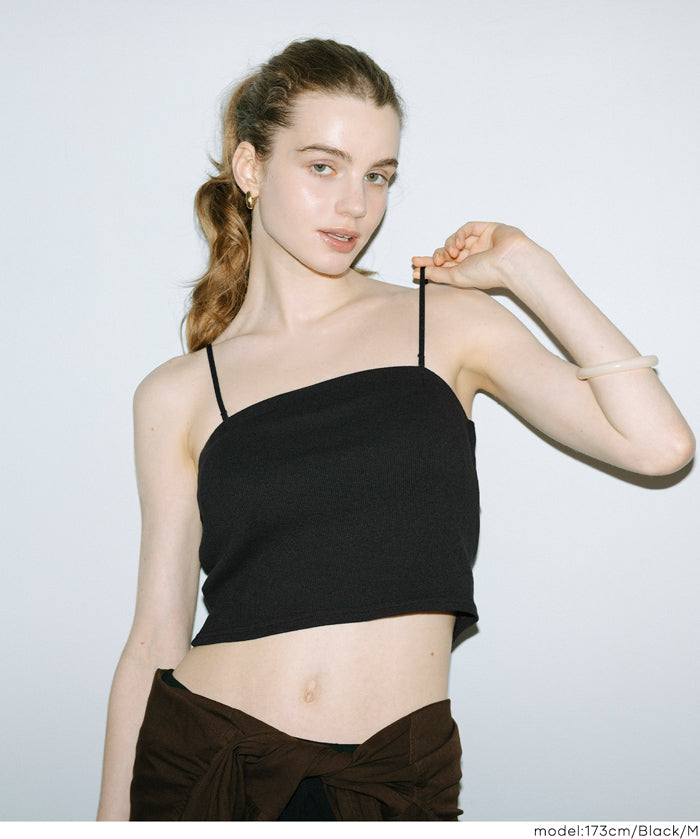 【OUT BRA】肩帶可拆 兩穿平口背心 Bra Top