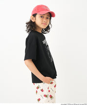 童裝【壓紋機能】圖案短袖上衣