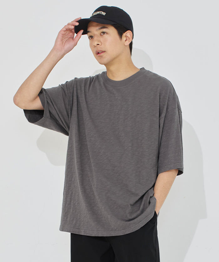 男裝棉質純色短袖上衣 (Cotton T-shirt)