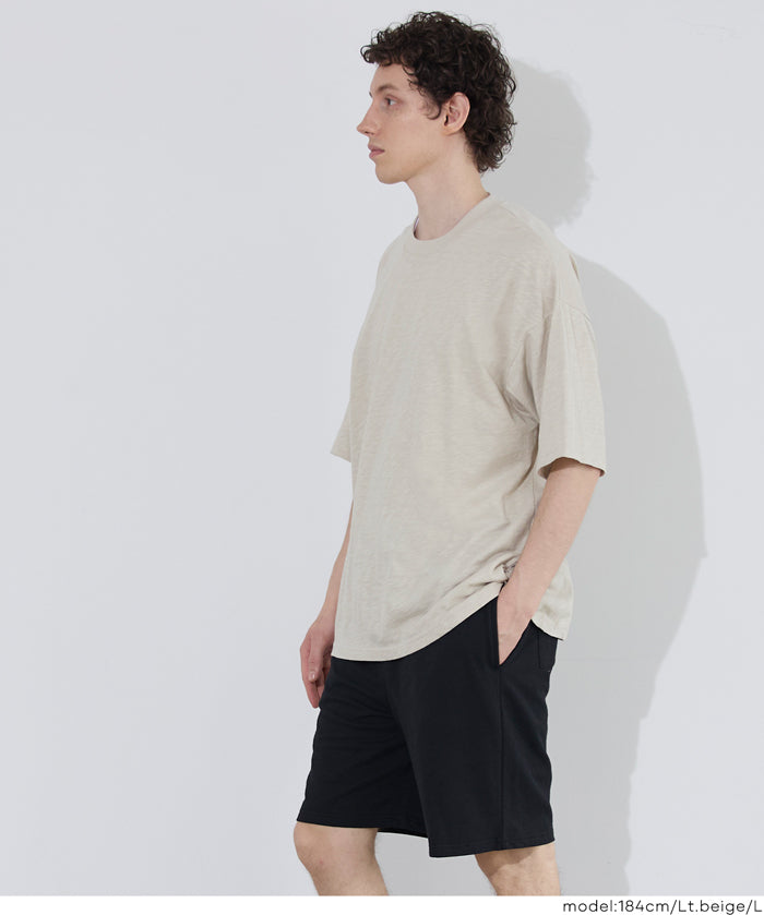 男裝棉質純色短袖上衣 (Cotton T-shirt)